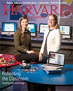 Harvard Magazine Cover - Rebooting the Classroom